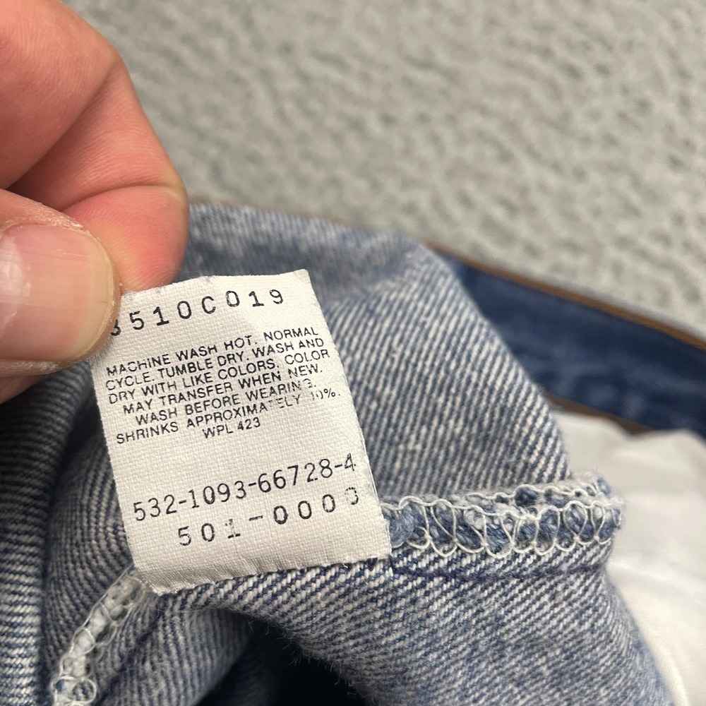 VTG Levis 501xx Jeans Men 34x36 (31x32) Made in USA Button Fly Faded Y2K 90s - Picture 11 of 16